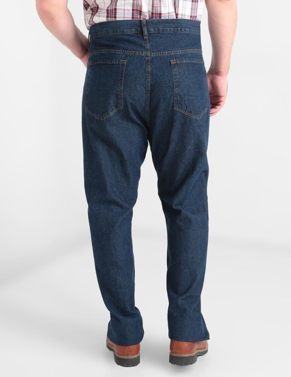 Jeans straight lavado stone wash para hombre 10