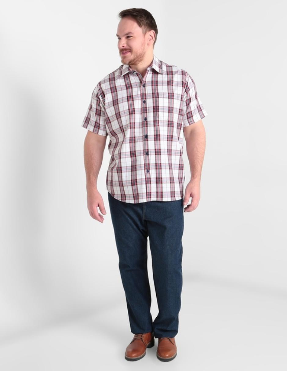 Jeans straight lavado stone wash para hombre 11