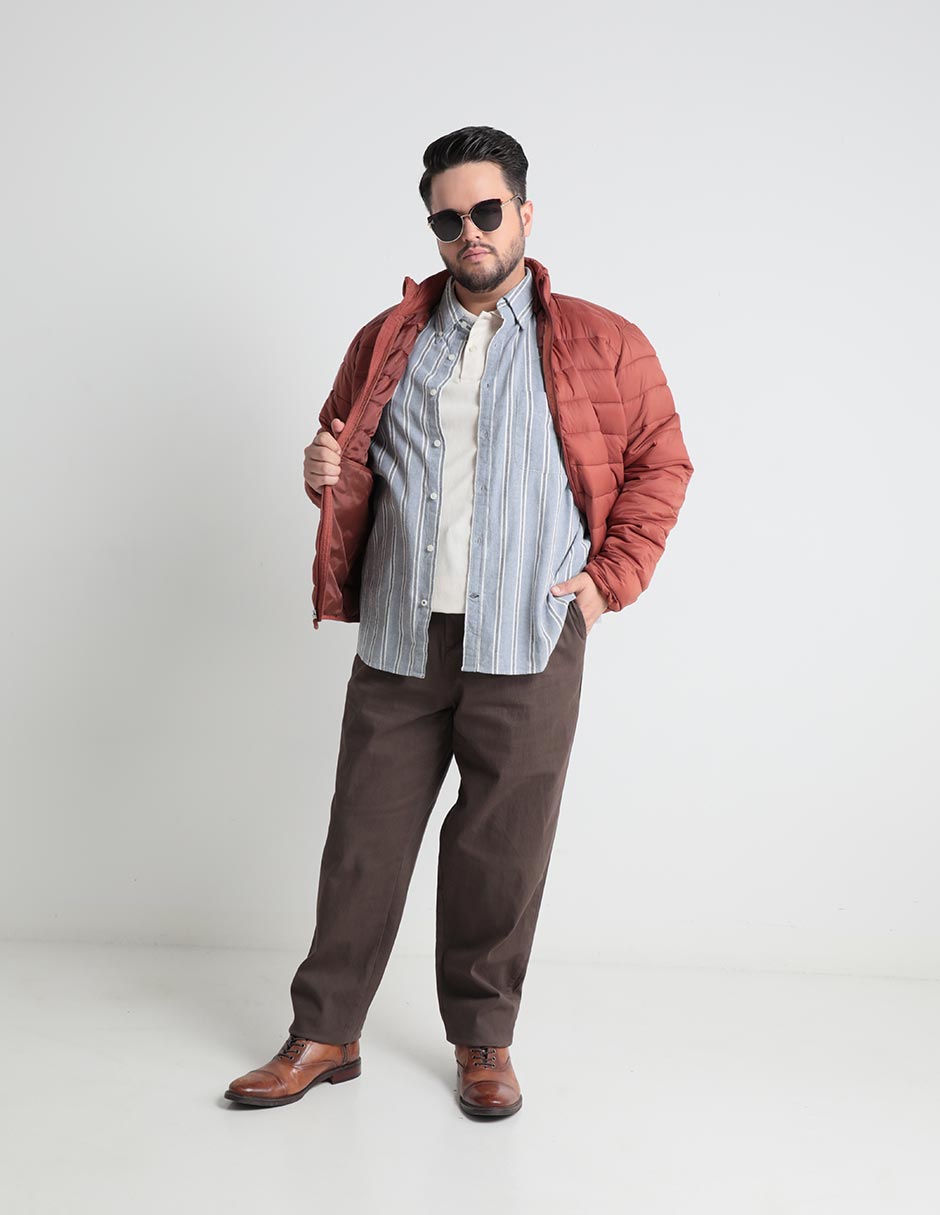 Camisa casual de algodón manga larga para hombre 3