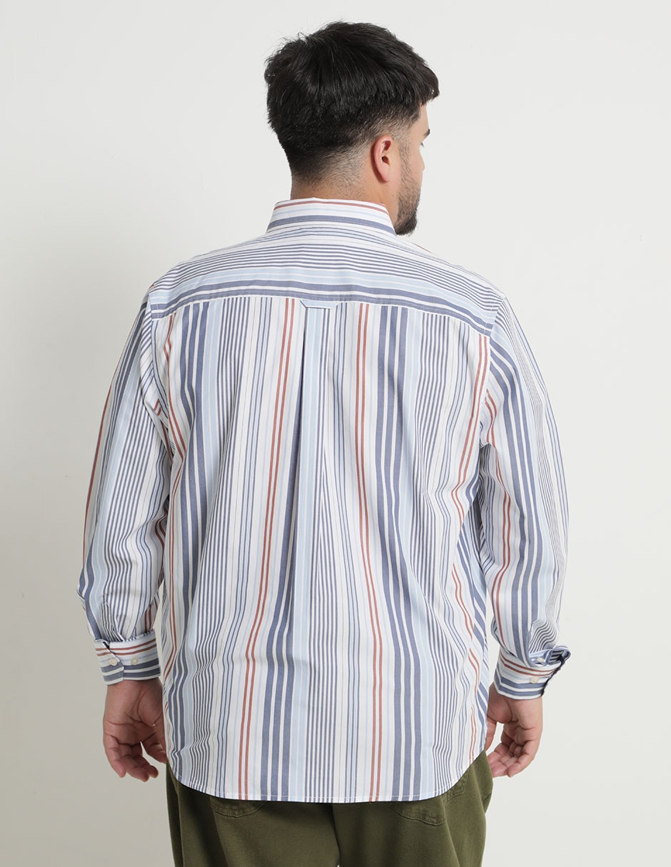 Camisa casual de algodón manga larga para hombre 4