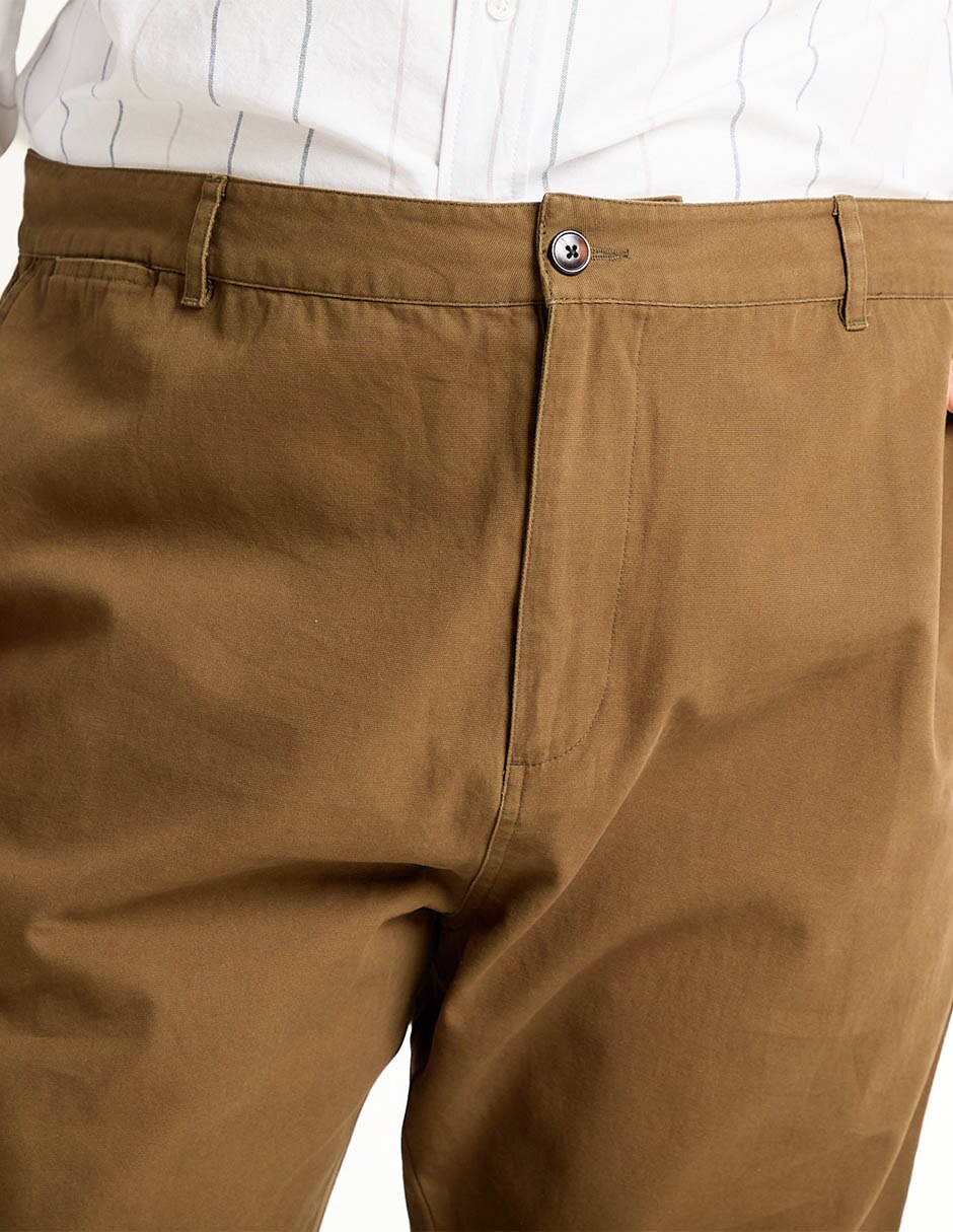 Pantalón amplio de algodón para hombre 4