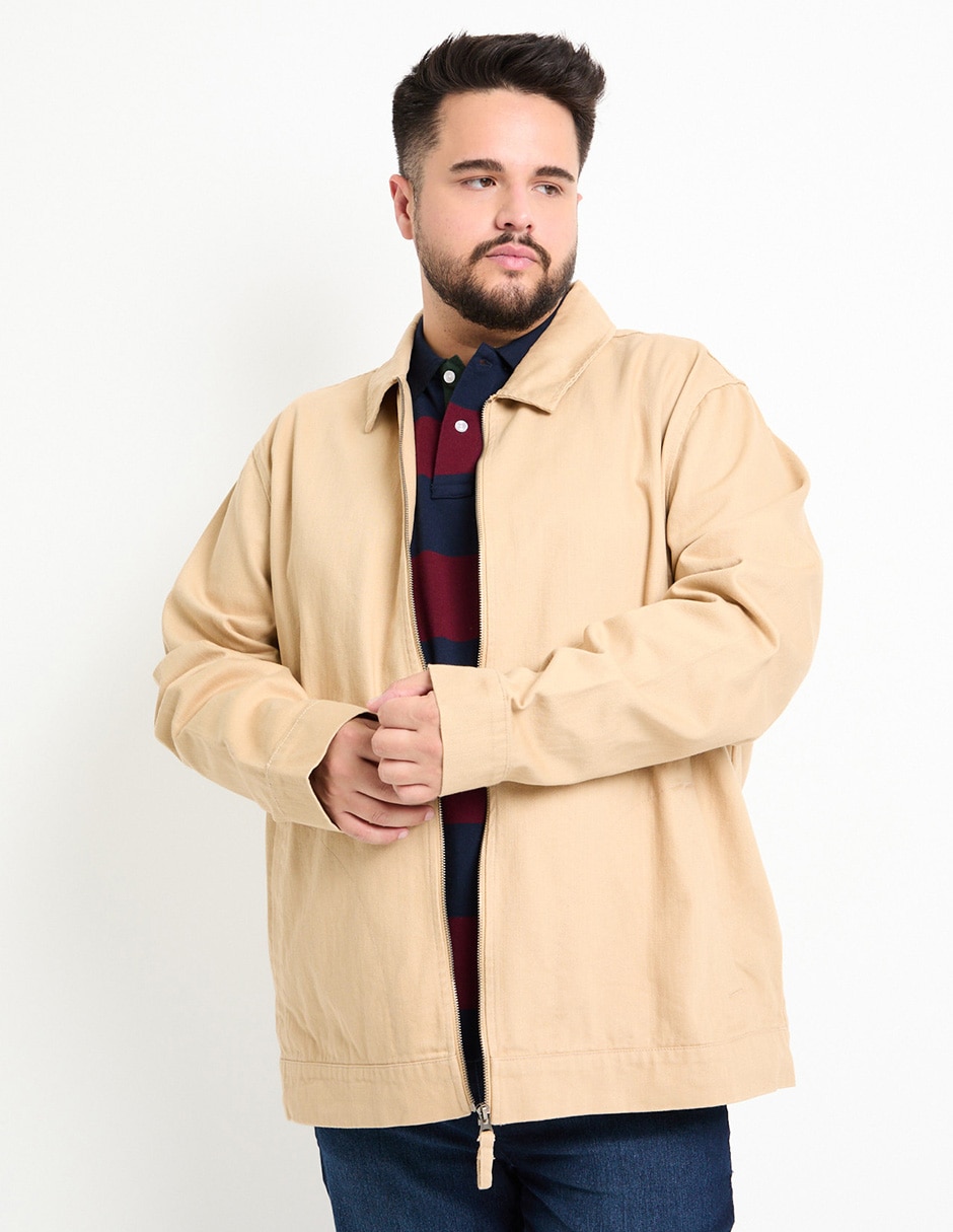 Chamarra casual con bolsillos para hombre Chamarra casual con bolsillos para hombre