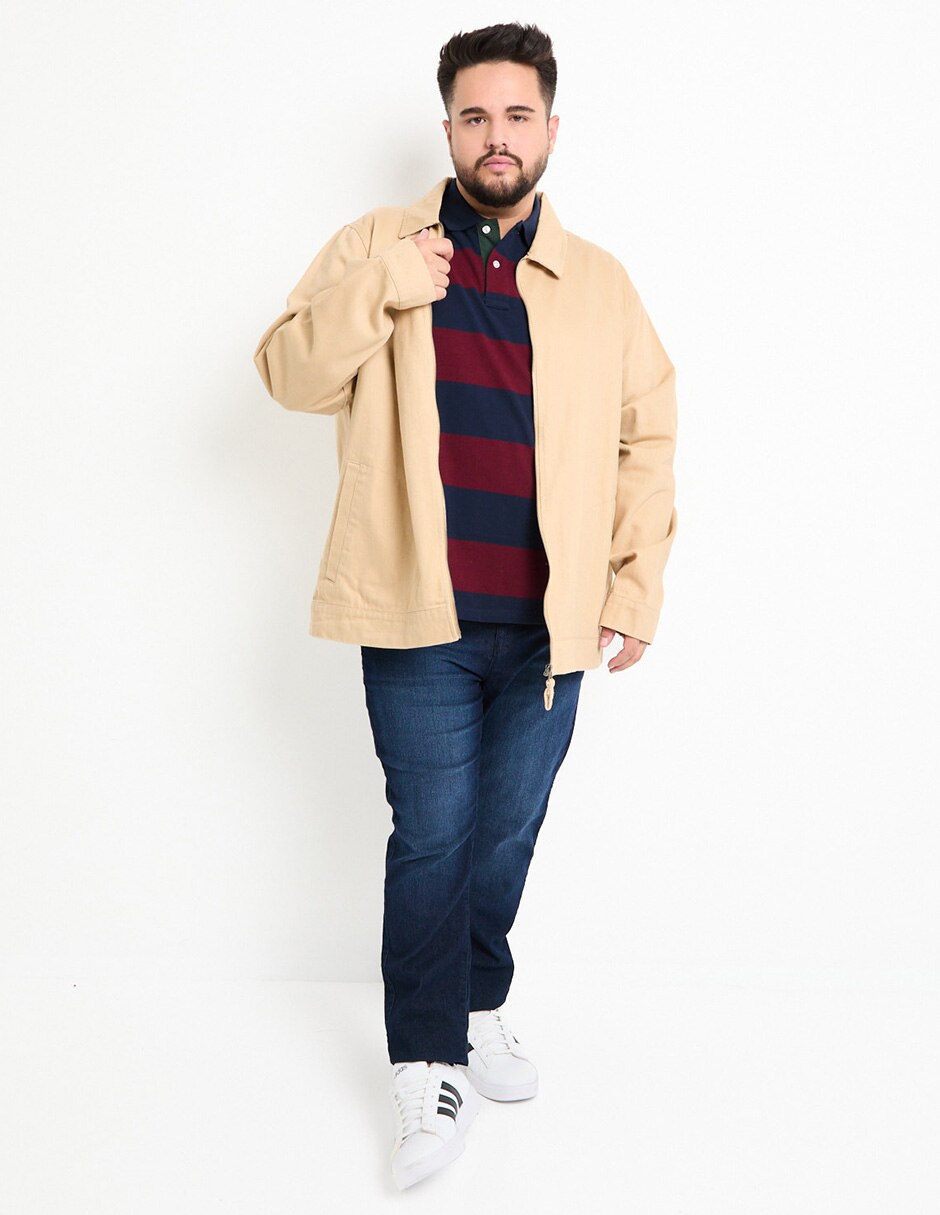 Chamarra casual con bolsillos para hombre 3