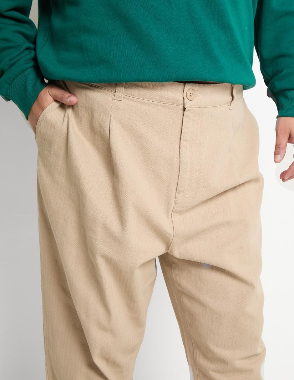 Pantalón chino straight Weekend Plus de algodón para hombre