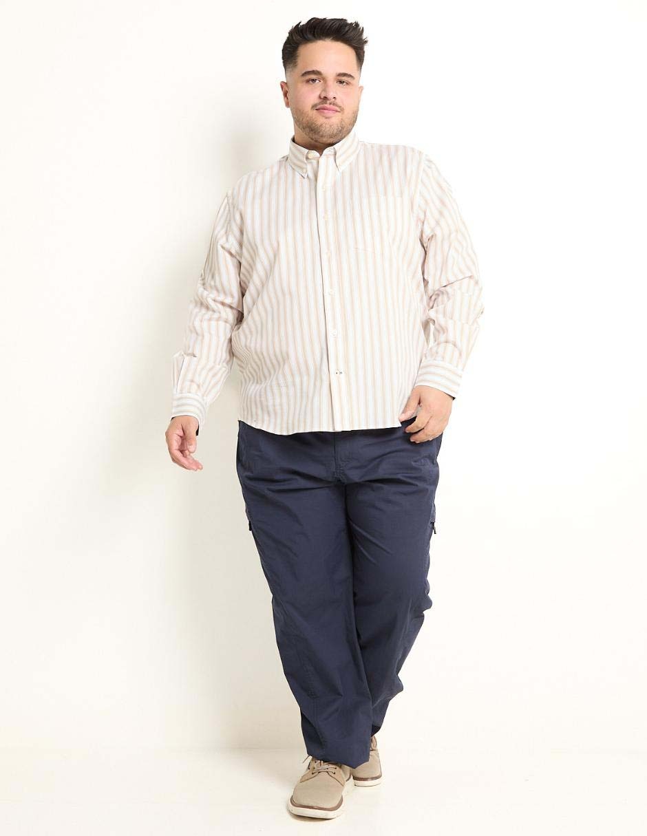 Camisa casual manga larga para hombre
