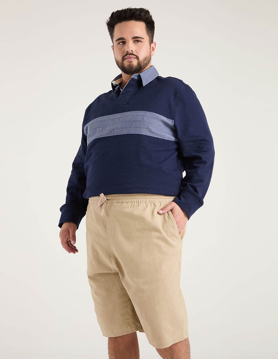 Bermuda de algodón para hombre
