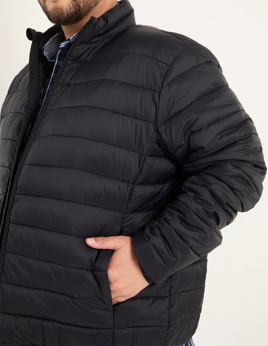 Chamarra acolchada con bolsillos para hombre 4