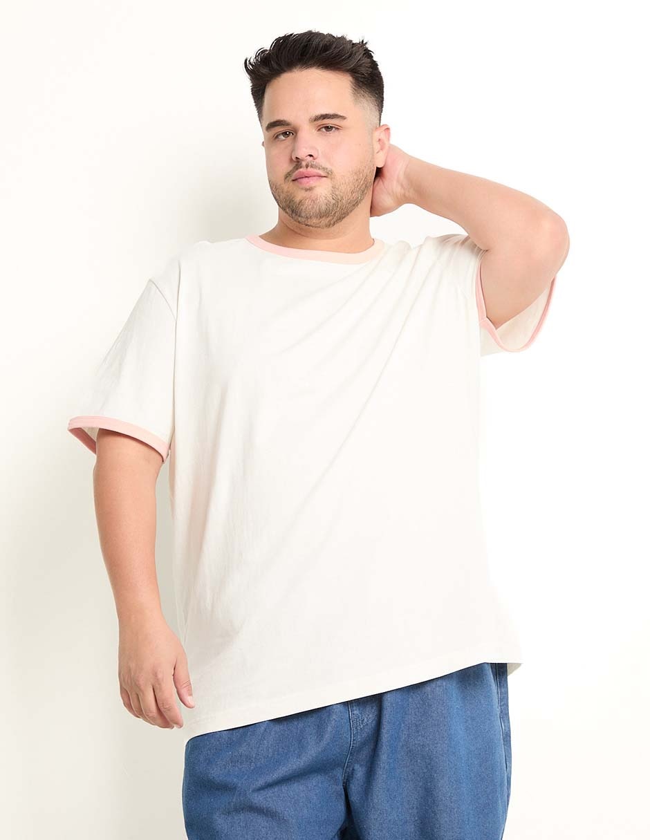 Playera cuello redondo para hombre