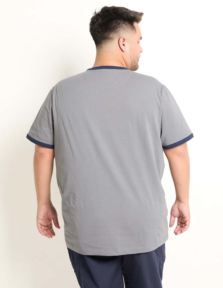 Playera weekend plus cuello redondo para hombre