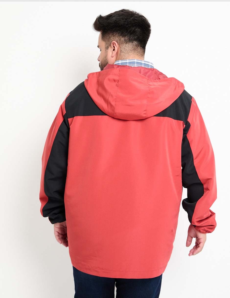 Chamarra cazadora con capucha para hombre