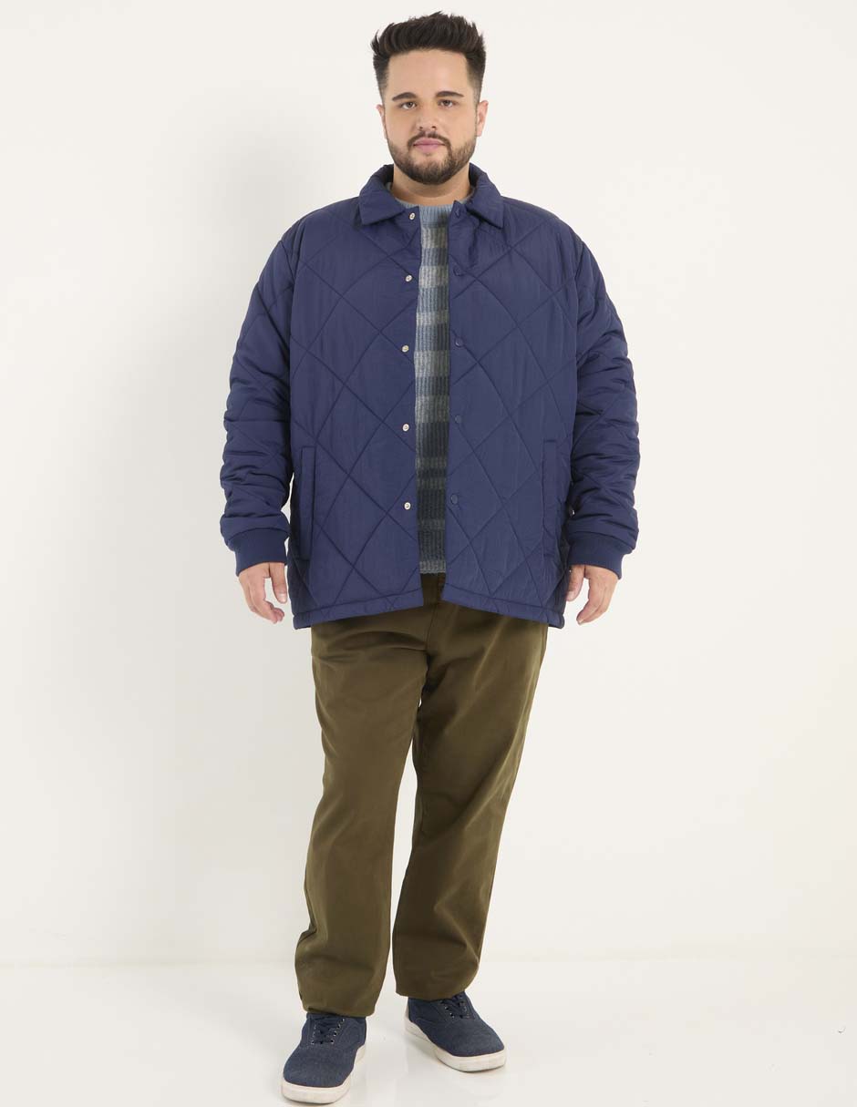 Chamarra casual con bolsillos para hombre Chamarra casual con bolsillos para hombre