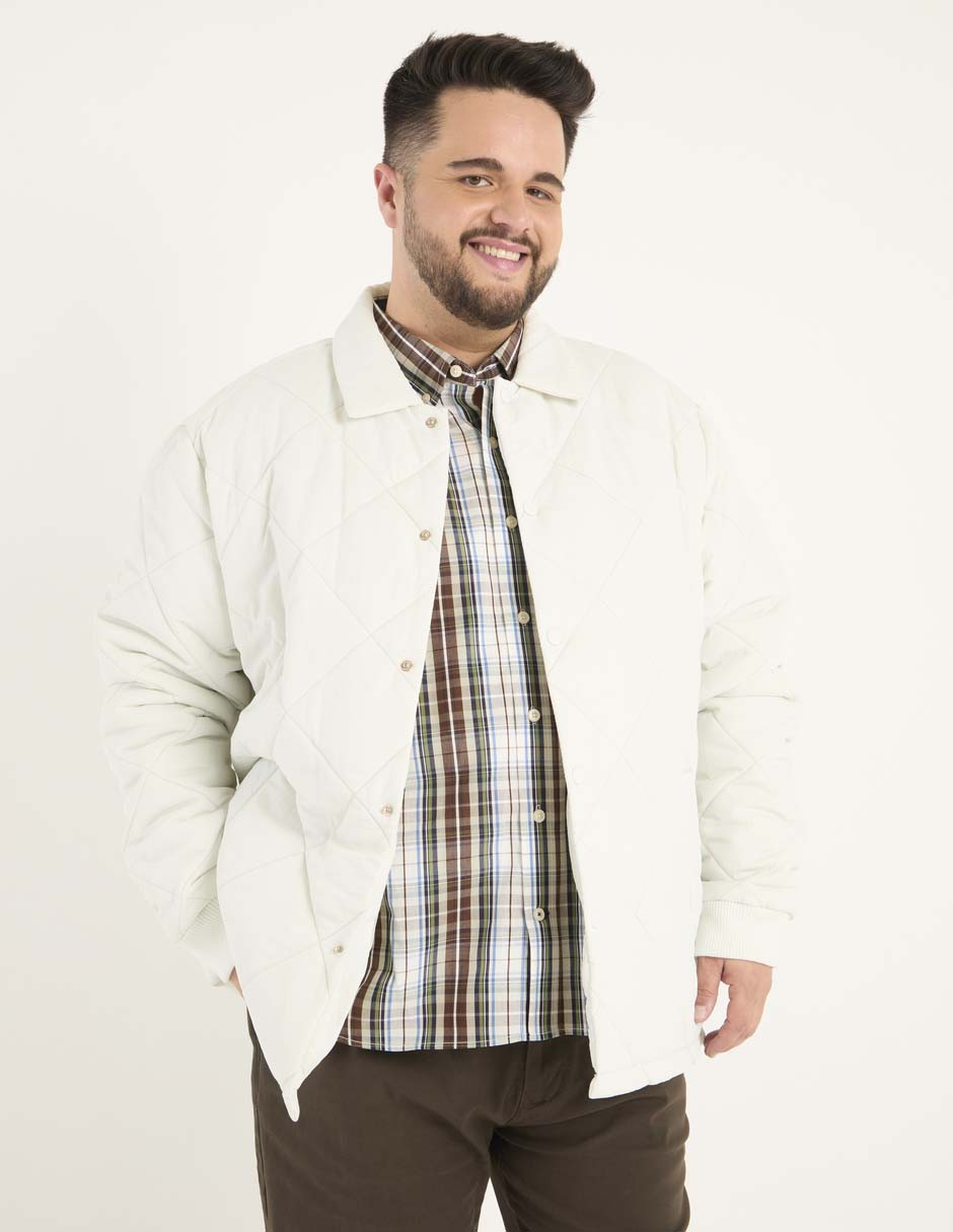 Chamarra casual con bolsillos para hombre Chamarra casual con bolsillos para hombre