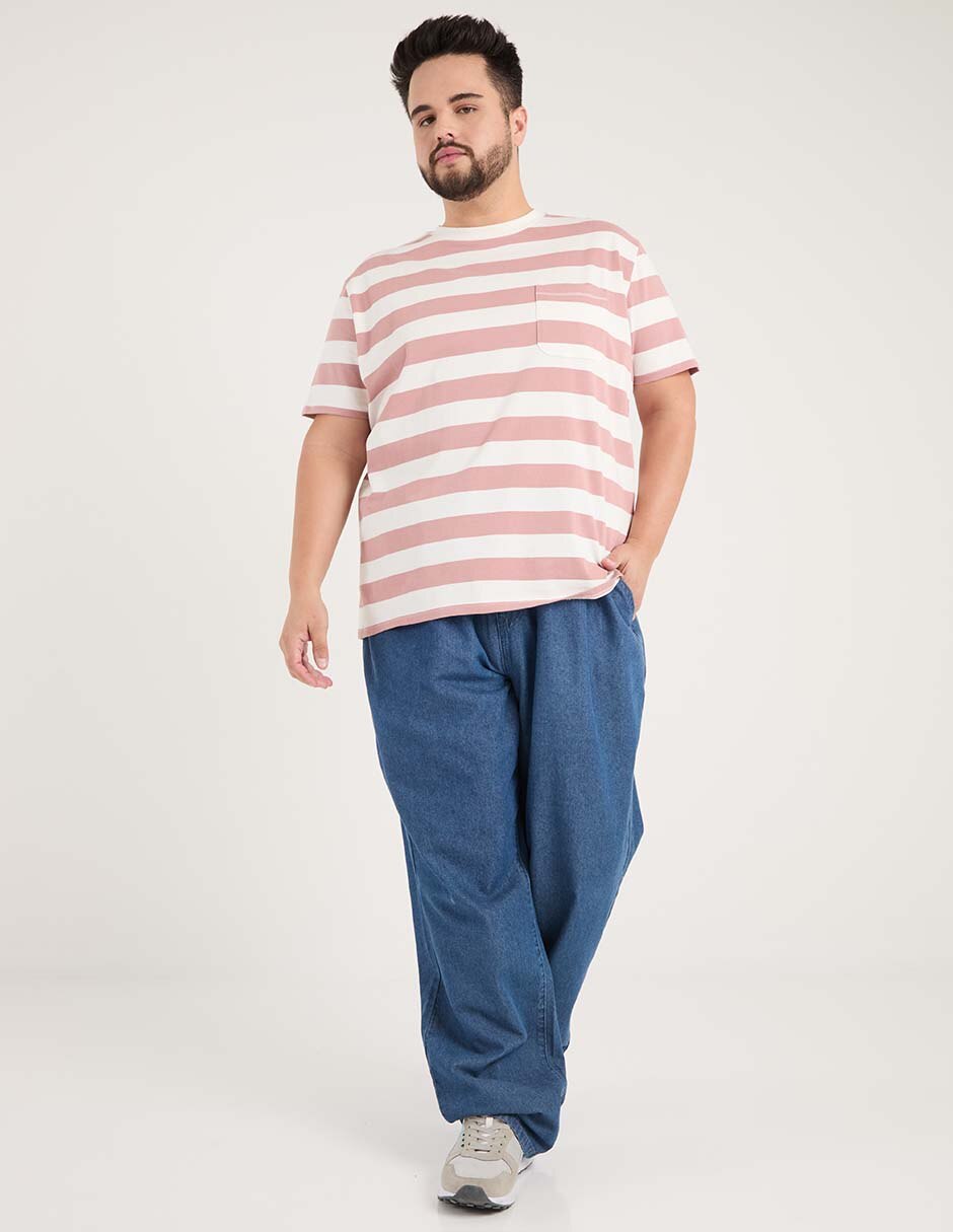 Playera cuello redondo para hombre