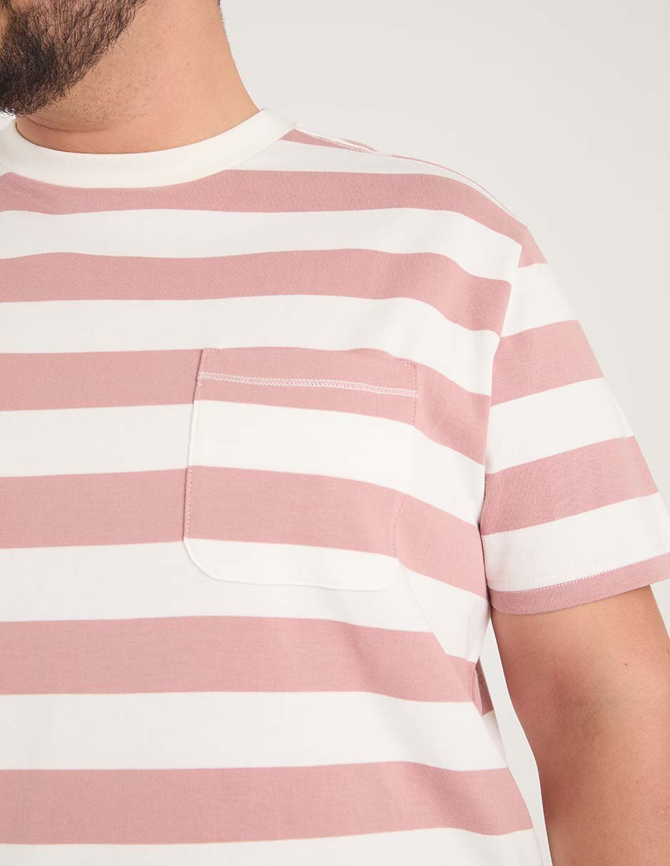 Playera cuello redondo para hombre