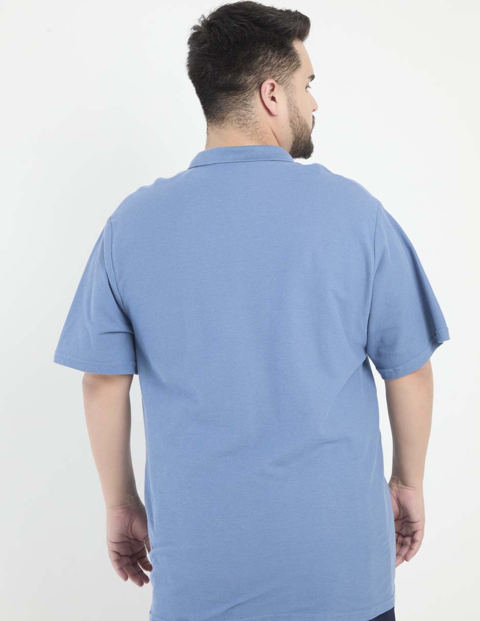 Playera tipo polo weekend plus para hombre
