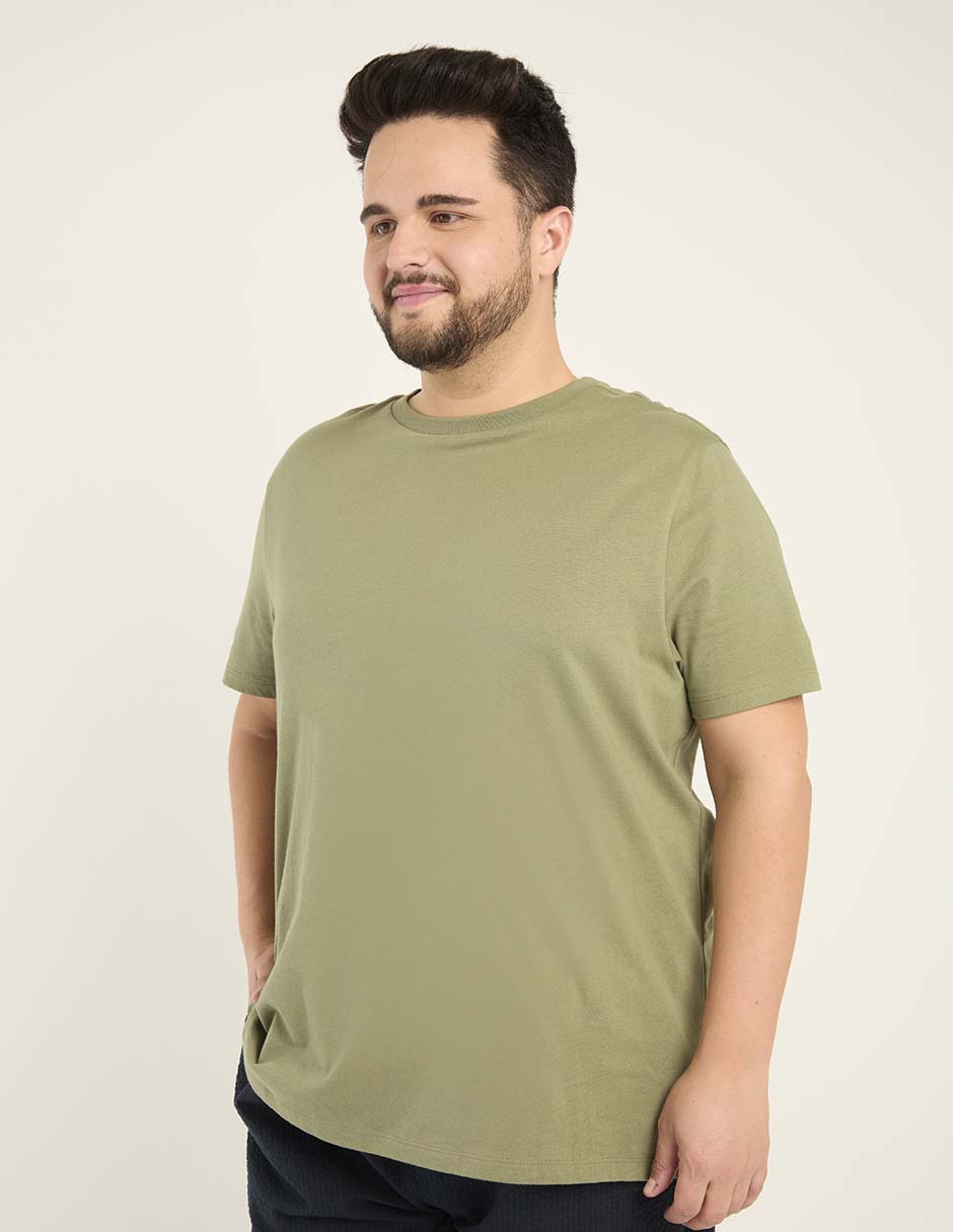 Playera cuello redondo para hombre