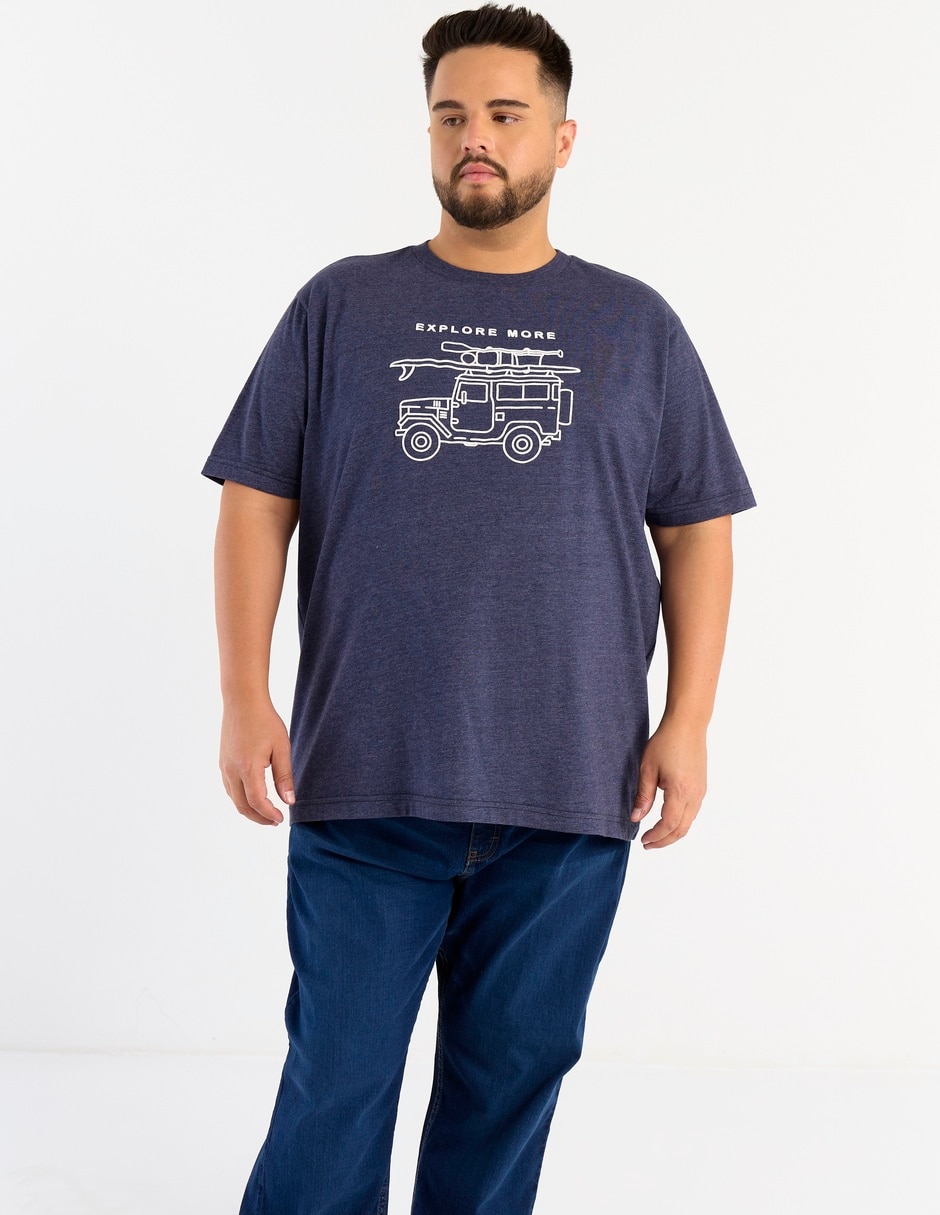 Playera cuello redondo para hombre 1