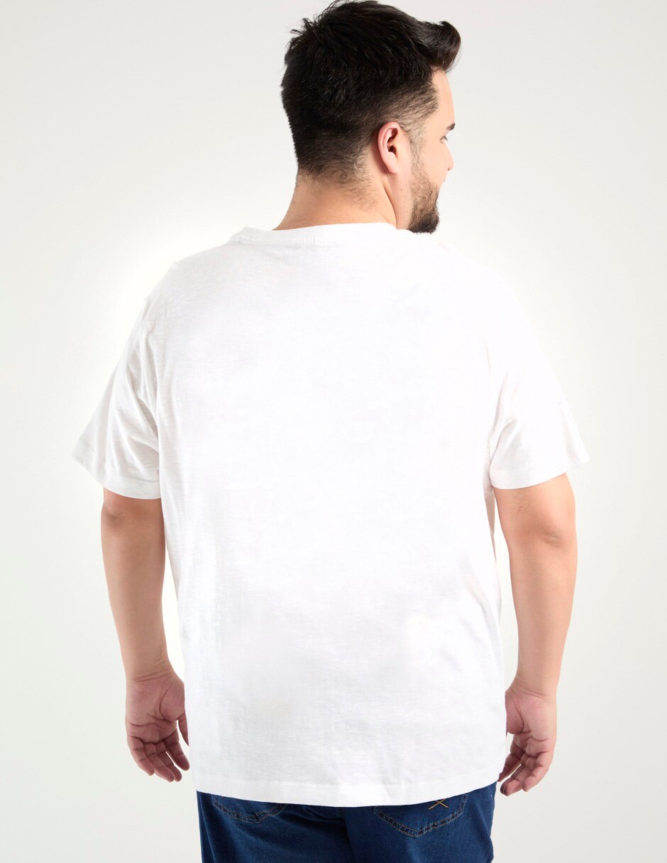 Playera cuello redondo para hombre
