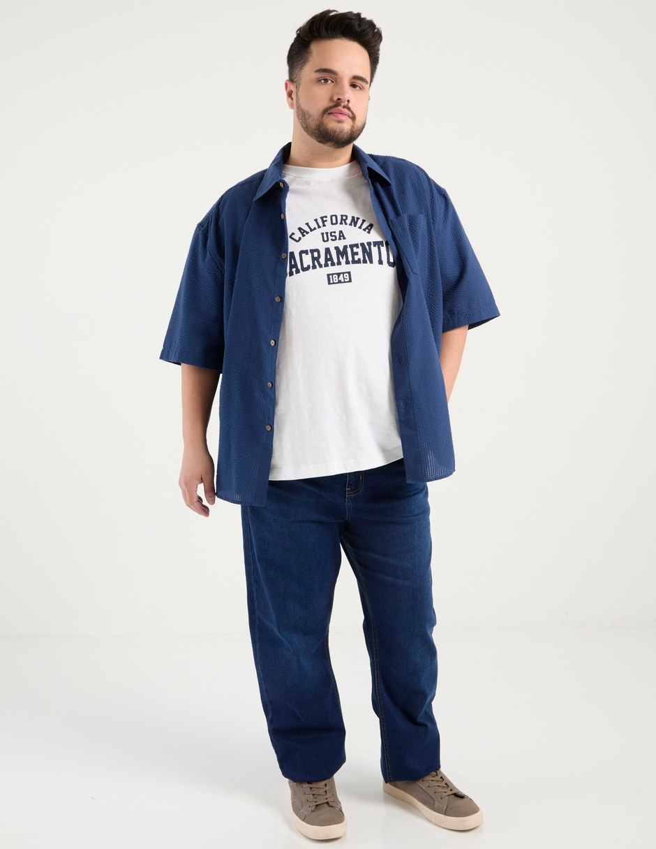 Playera cuello redondo para hombre