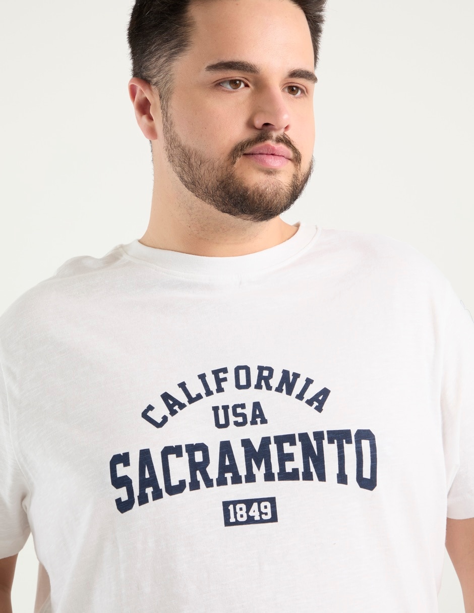 Playera cuello redondo para hombre