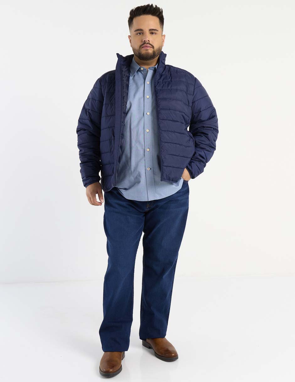 Chamarra acolchada con bolsillos para hombre 3