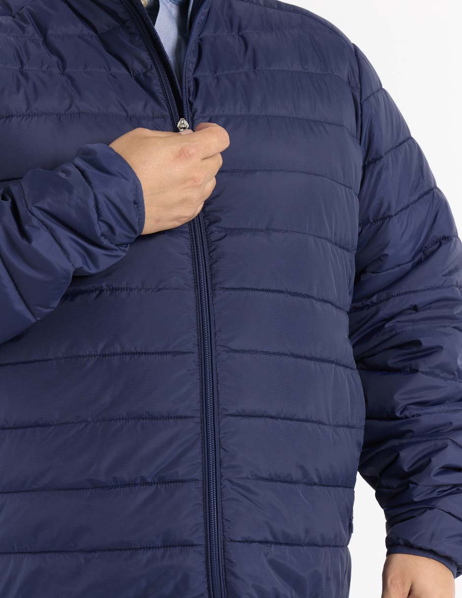 Chamarra acolchada con bolsillos para hombre 4