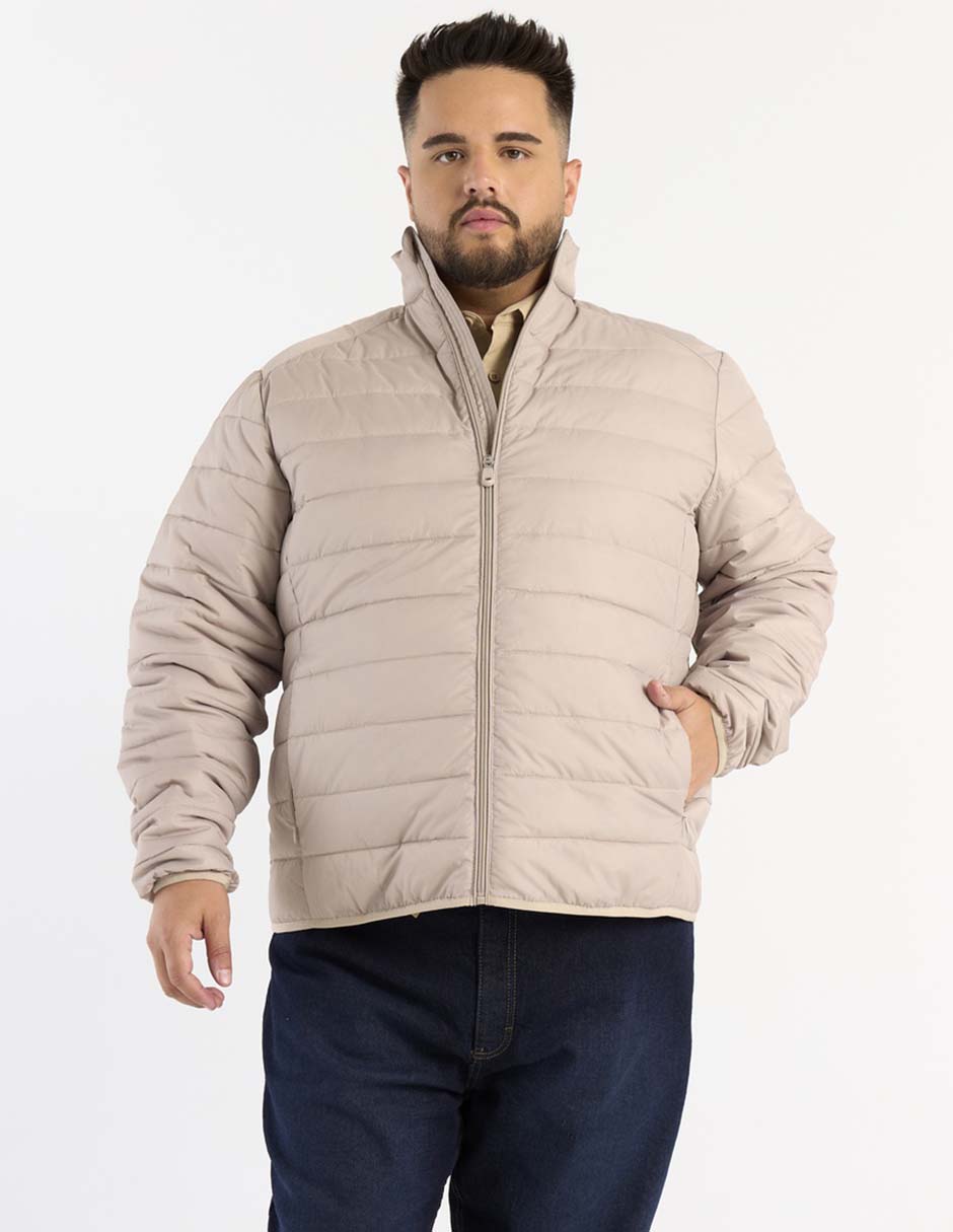 Chamarra acolchada con bolsillos para hombre Chamarra acolchada con bolsillos para hombre