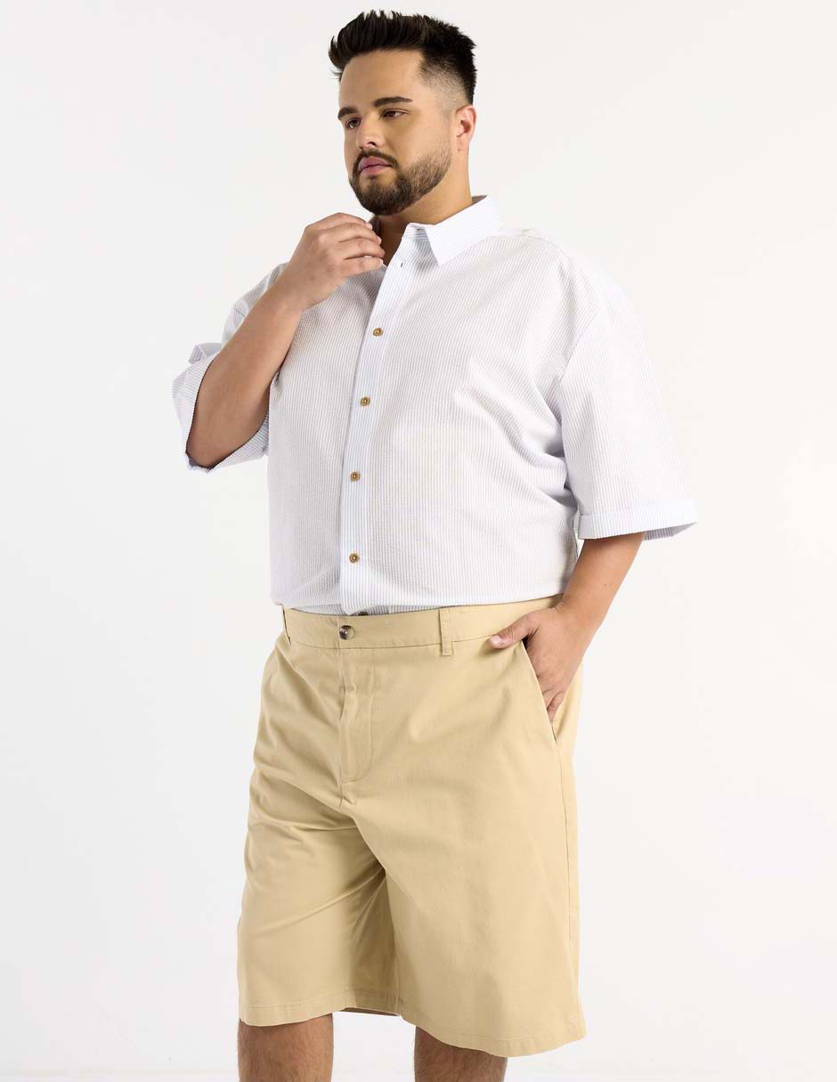 Bermuda de algodón para hombre