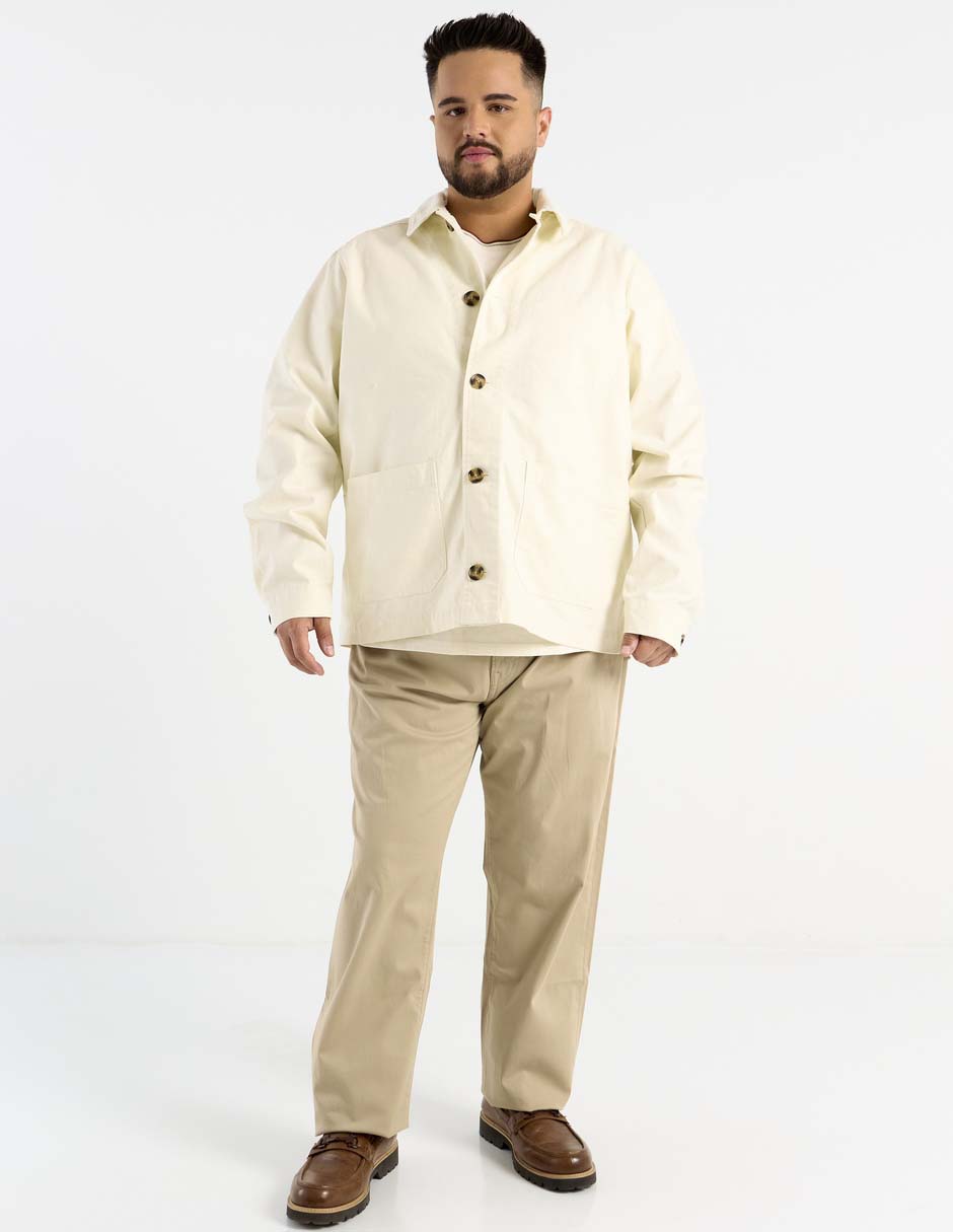 Camisa casual manga larga para hombre