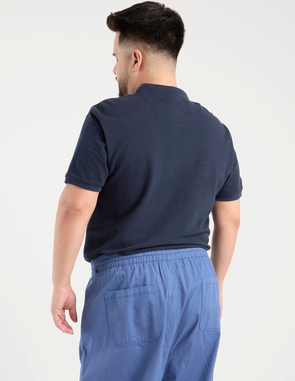 Playera cuello mao para hombre 4