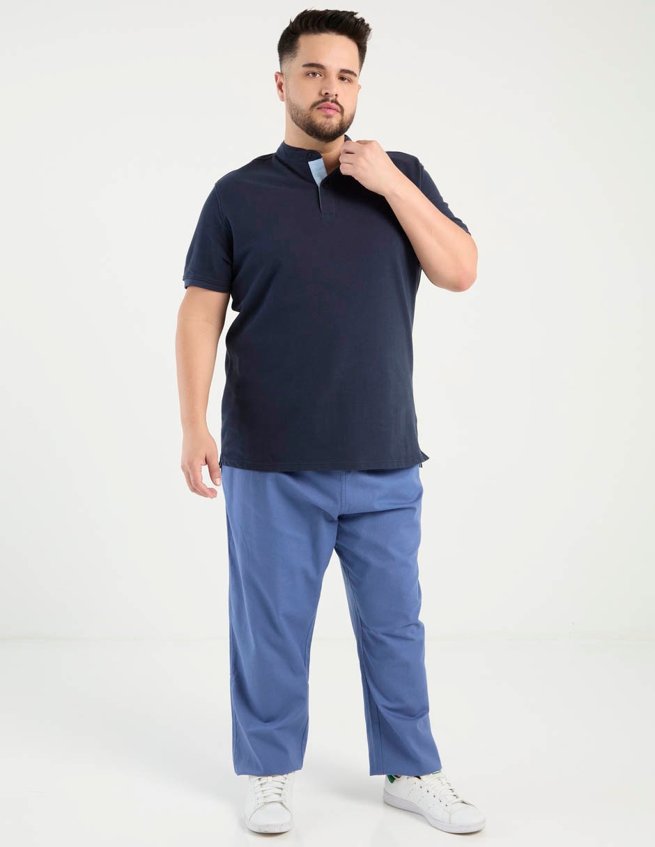 Playera cuello mao para hombre 3