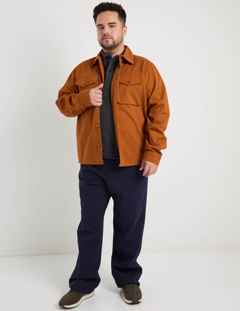 Camisa casual manga larga para hombre 5