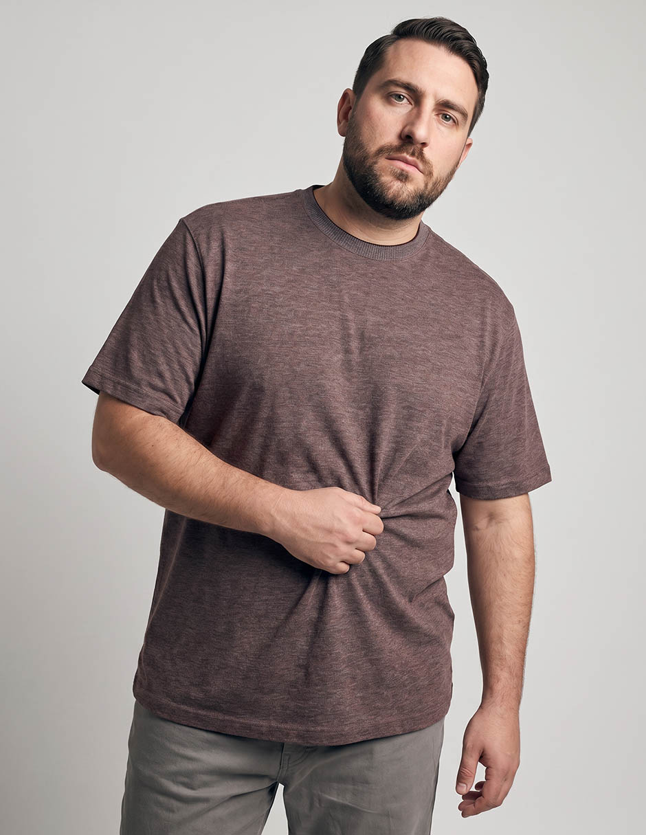 Playera cuello redondo para hombre 1