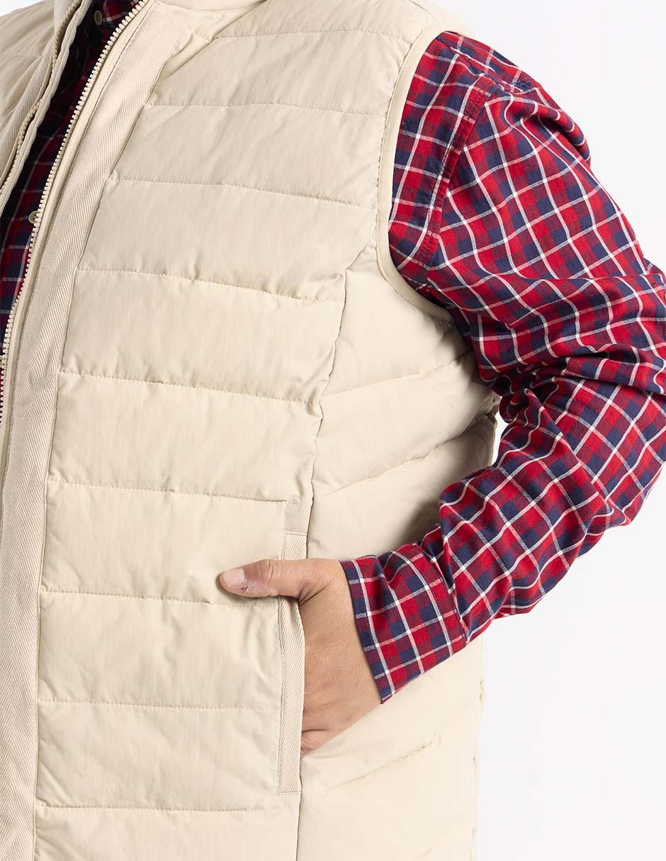 Chaleco capitonado para hombre 4