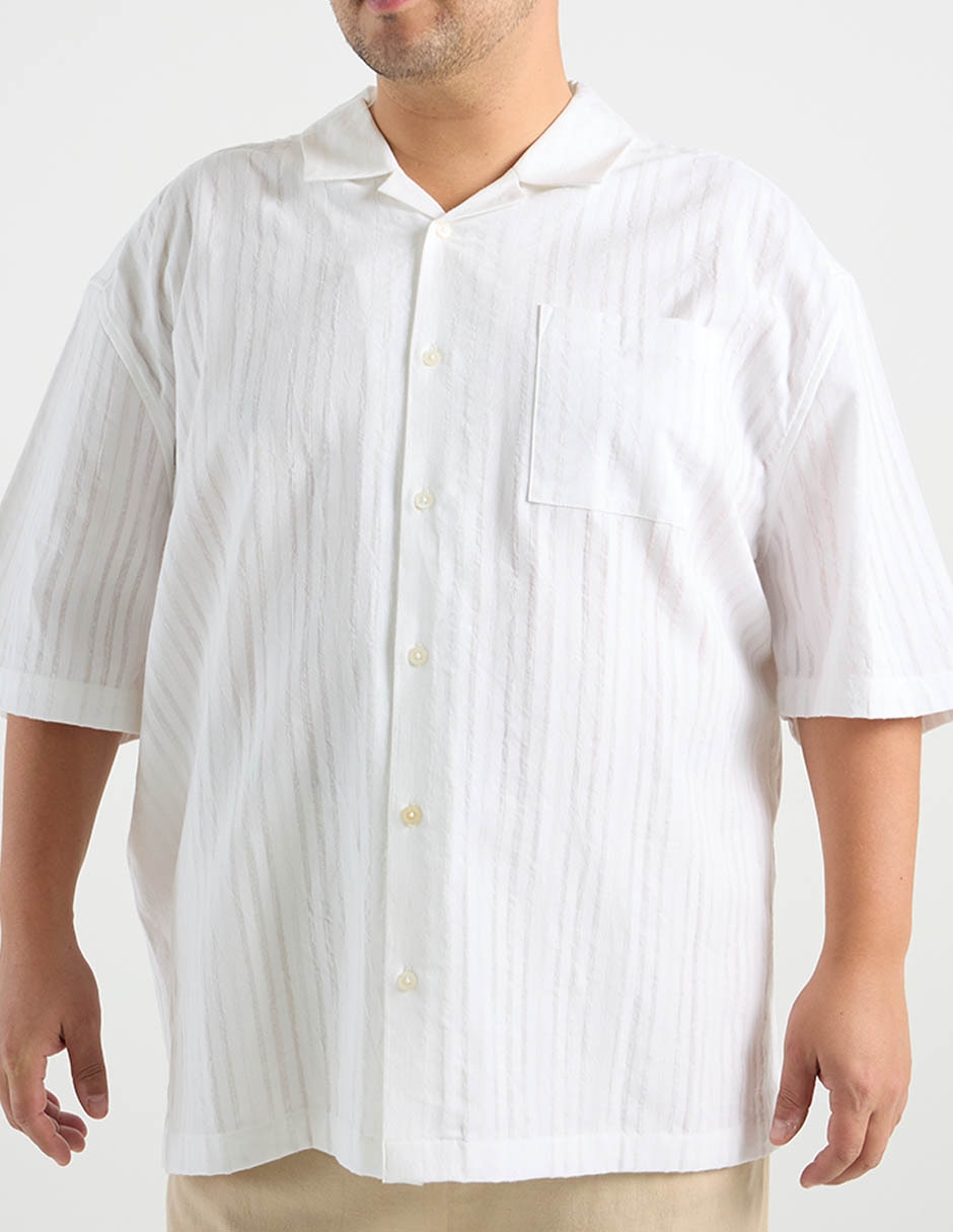 Camisa casual manga corta para hombre