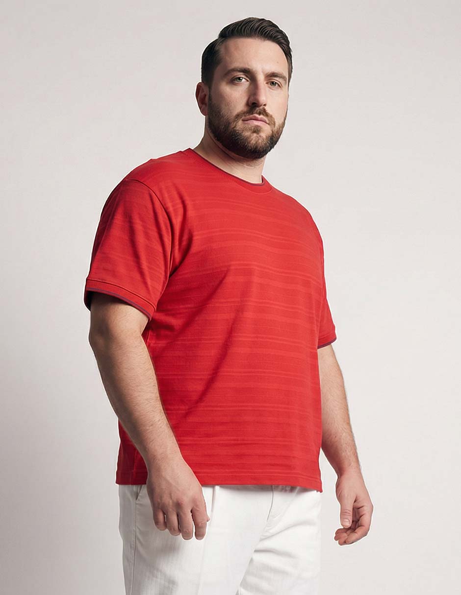 Playera cuello redondo para hombre 1