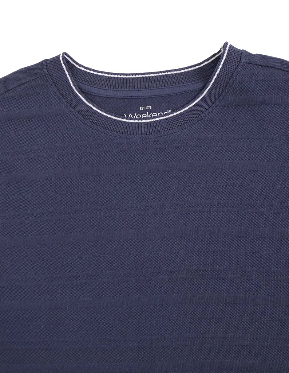 Playera Weekend Plus cuello redondo para hombre