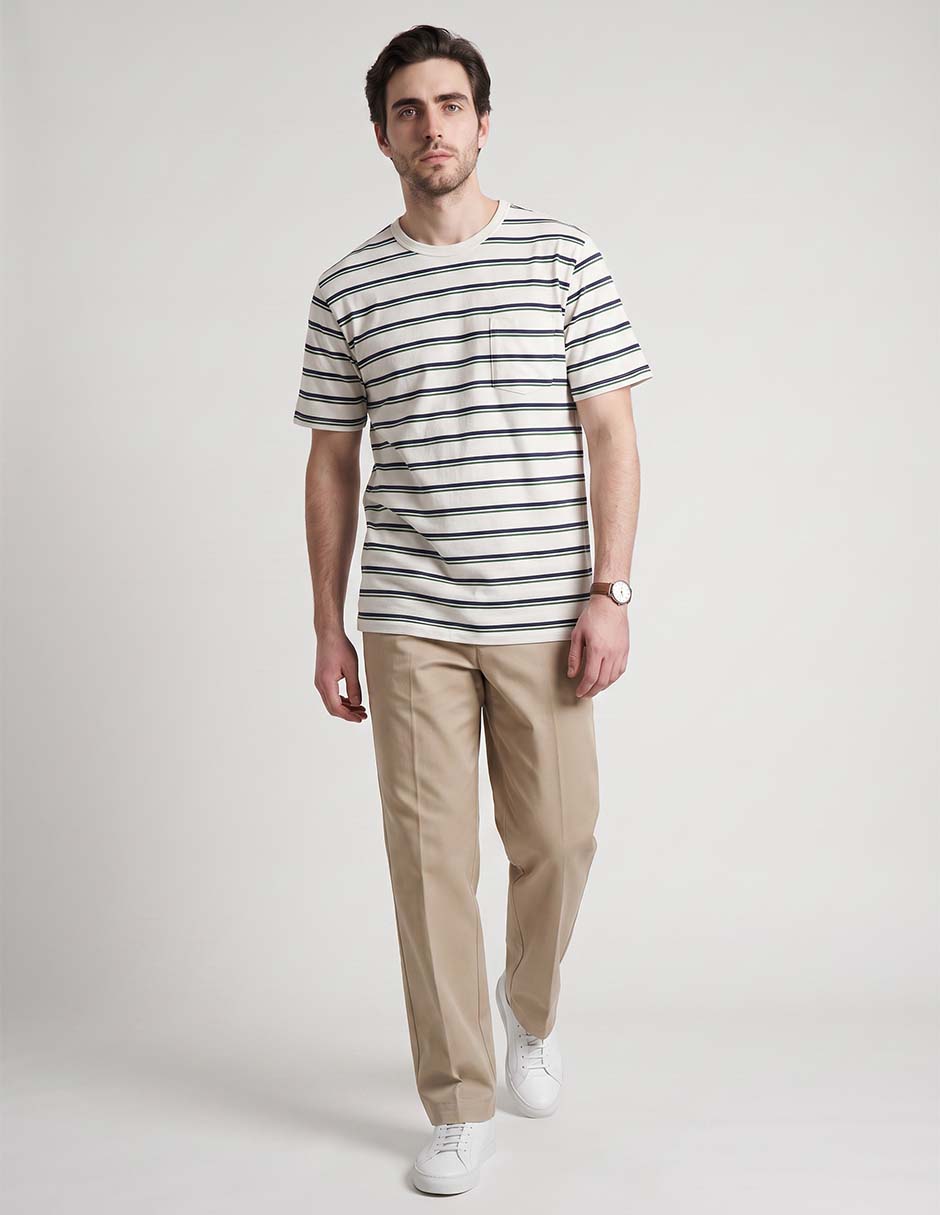 Playera cuello redondo para hombre