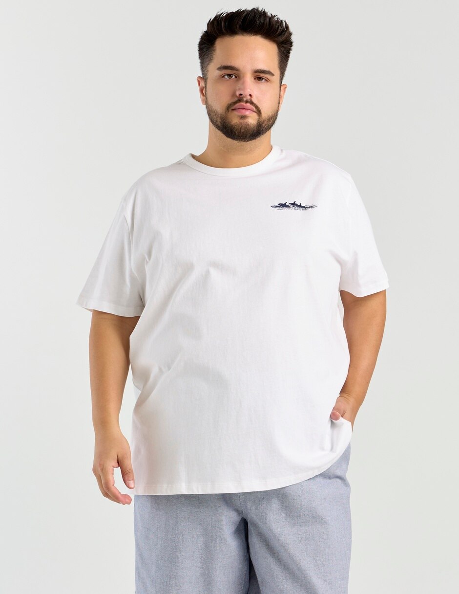 Playera cuello redondo para hombre 2