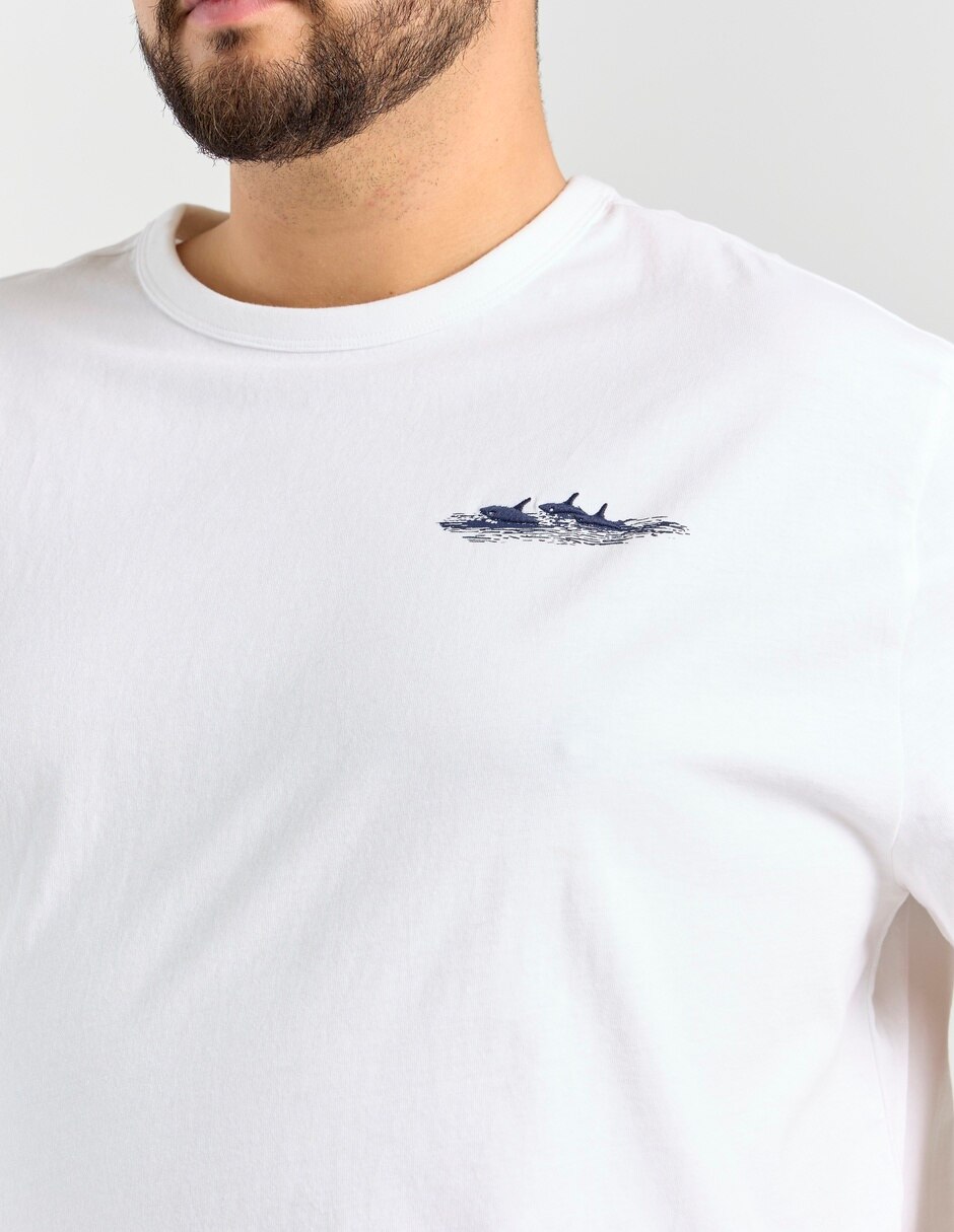 Playera cuello redondo para hombre 4
