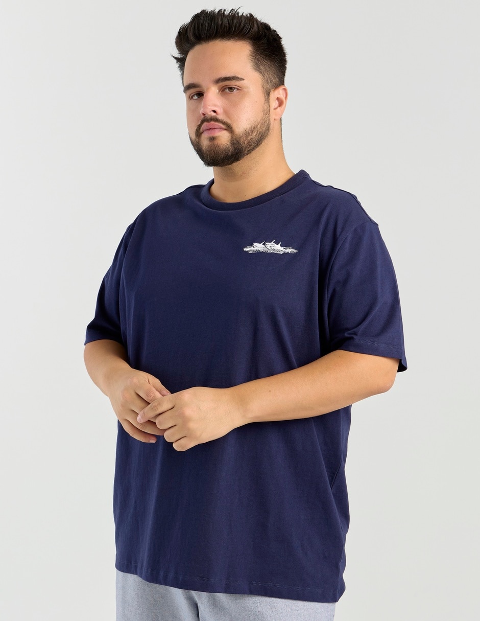 Playera cuello redondo para hombre