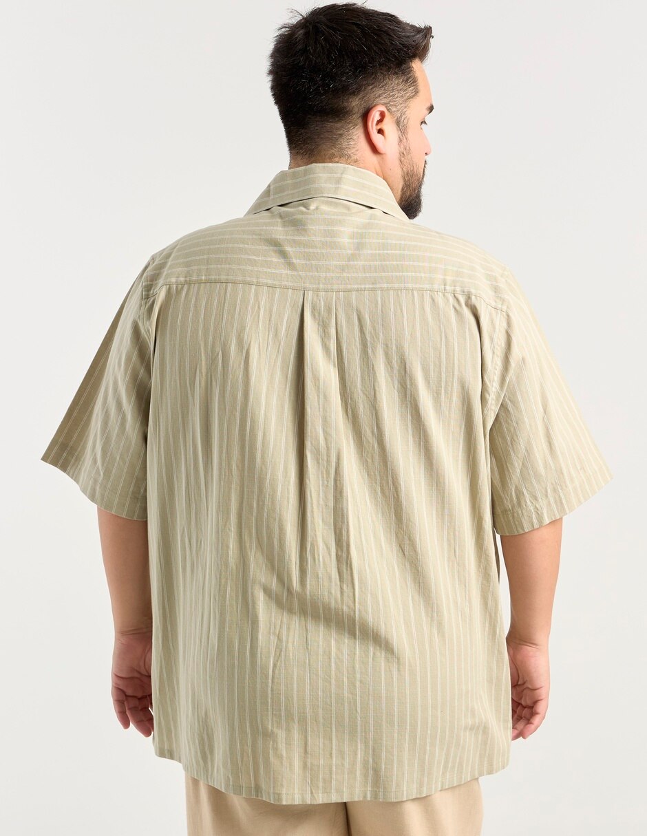 Camisa casual manga corta para hombre 6