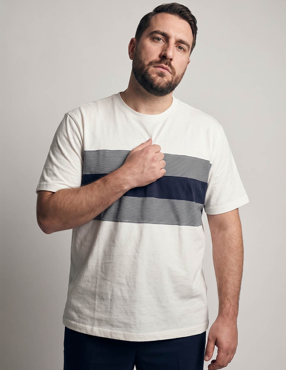 Playera manga corta cuello redondo para hombre Playera manga corta cuello redondo para hombre