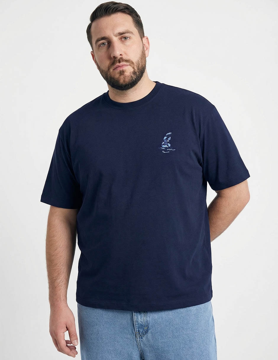 Playera cuello redondo para hombre 1