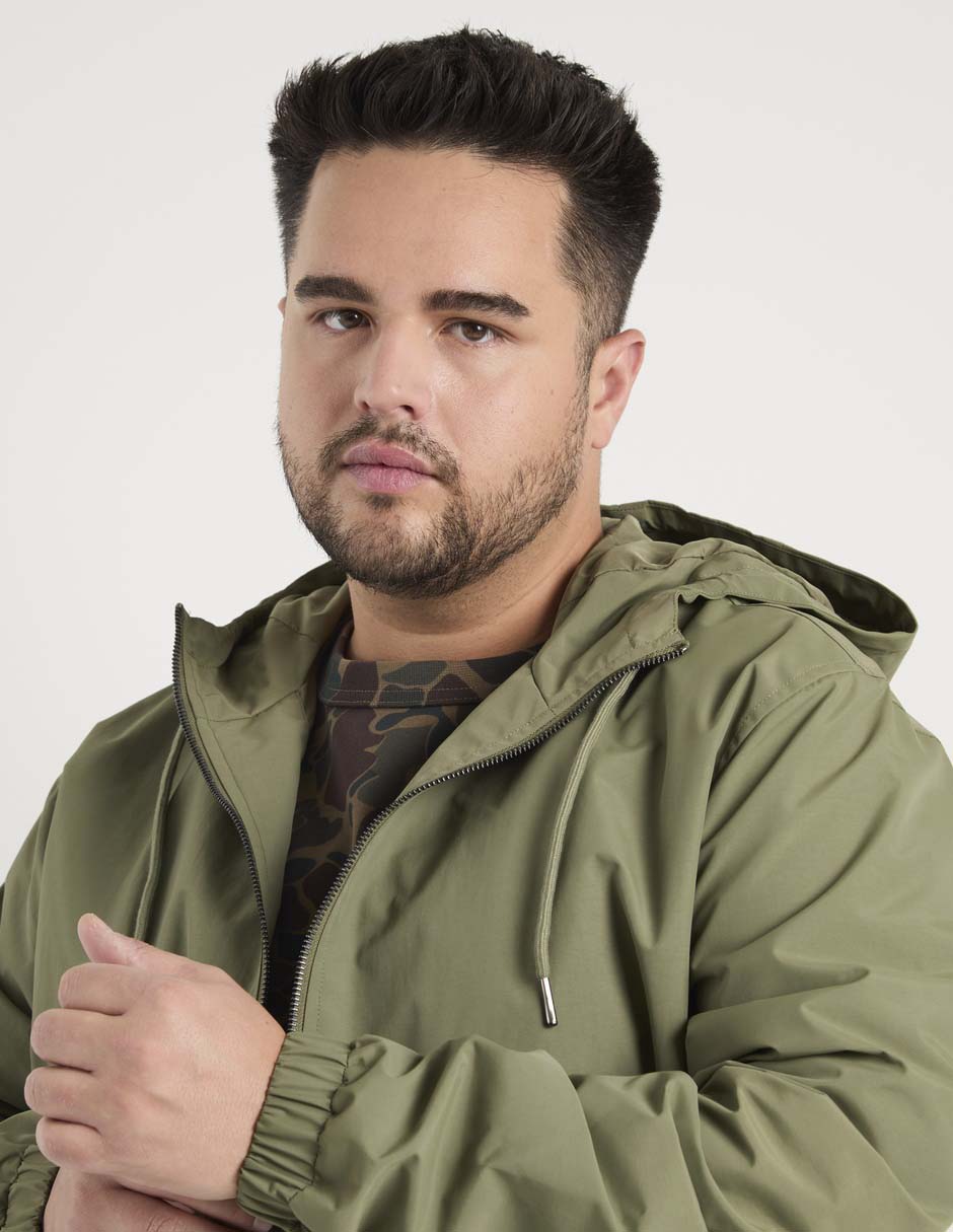 Chamarra casual con capucha para hombre 3