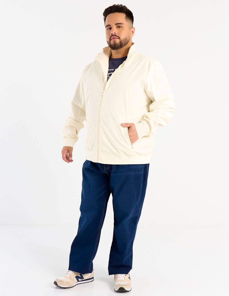 Chamarra casual Weekend Plus bolsa con cierre para hombre