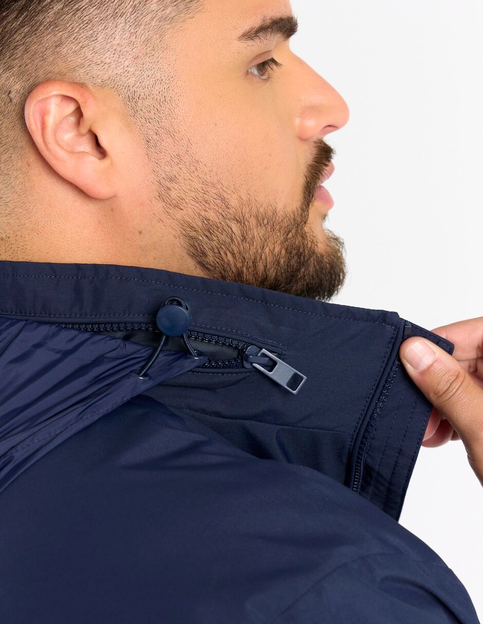 Chamarra casual bolsa con cierre para hombre 5