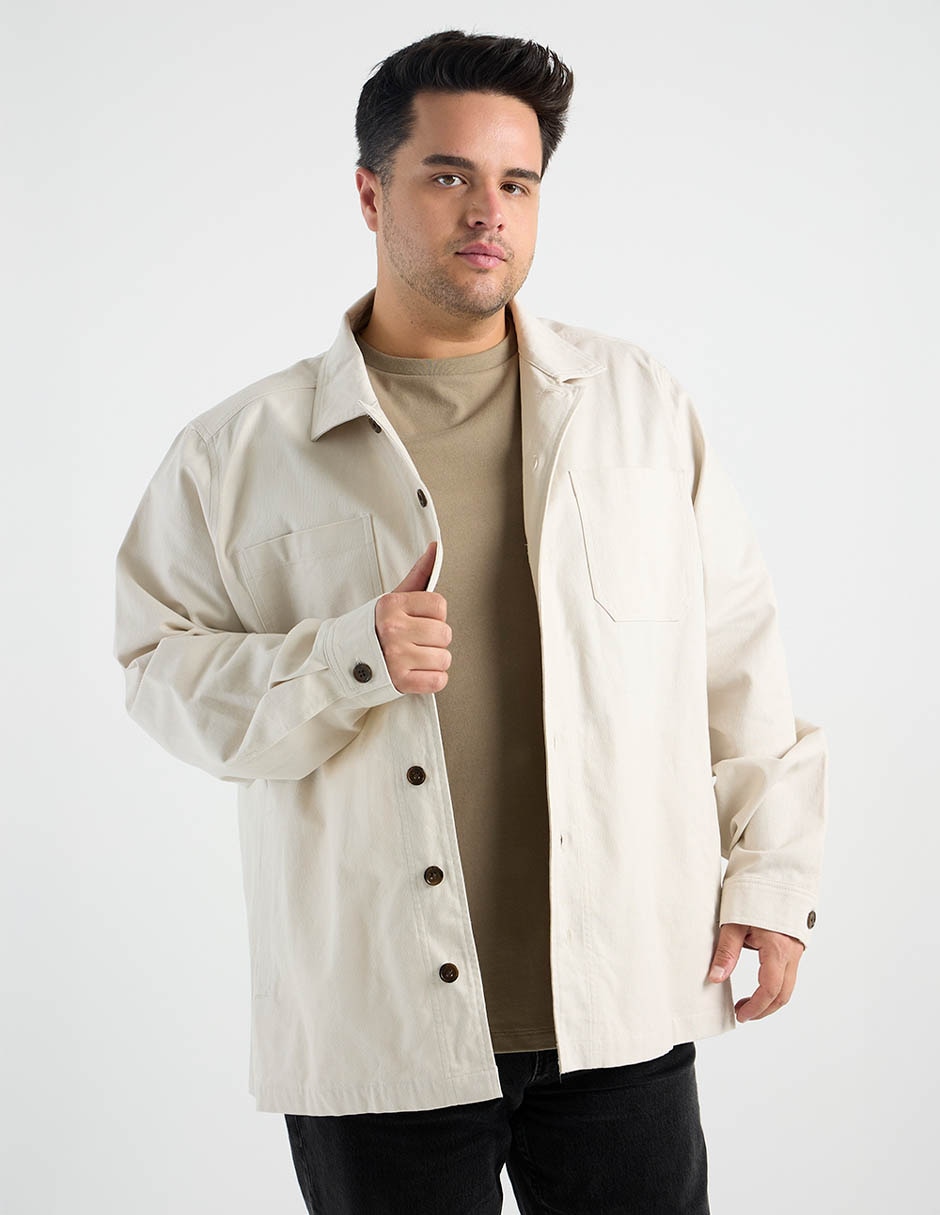 Camisa casual manga larga para hombre 5
