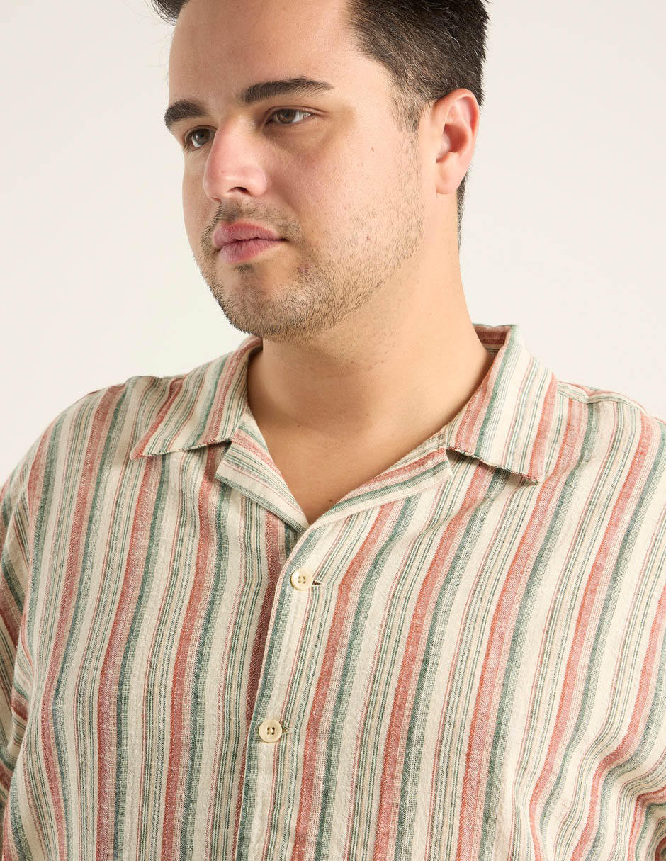 Camisa casual manga corta para hombre 3