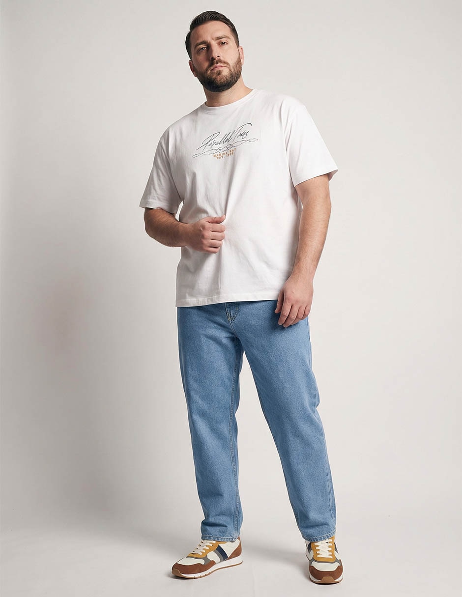 Playera cuello redondo para hombre